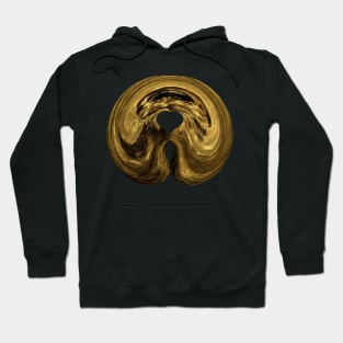 Stone glass distorted orb abstract Hoodie